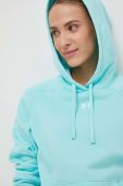 Кофта Under Armour жіноча колір бірюзовий з капюшоном однотонна