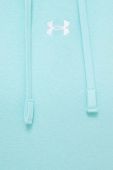 Кофта Under Armour жіноча колір бірюзовий з капюшоном однотонна
