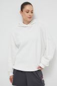 Кофта Reebok LUX COLLECTION жіноча колір білий з капюшоном з аплікацією