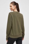 Кофта Reebok жіноча колір зелений однотонна (3570880)
