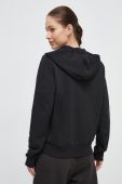 Кофта Reebok жіноча колір чорний з капюшоном однотонна (3566797)