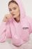 Кофта Ellesse жіноча колір рожевий з капюшоном візерунок