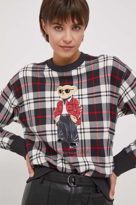 Кофта Polo Ralph Lauren жіноча  візерунок колір барвистий (3654858)