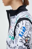Спортивна кофта Rossignol x JCC колір білий візерунок