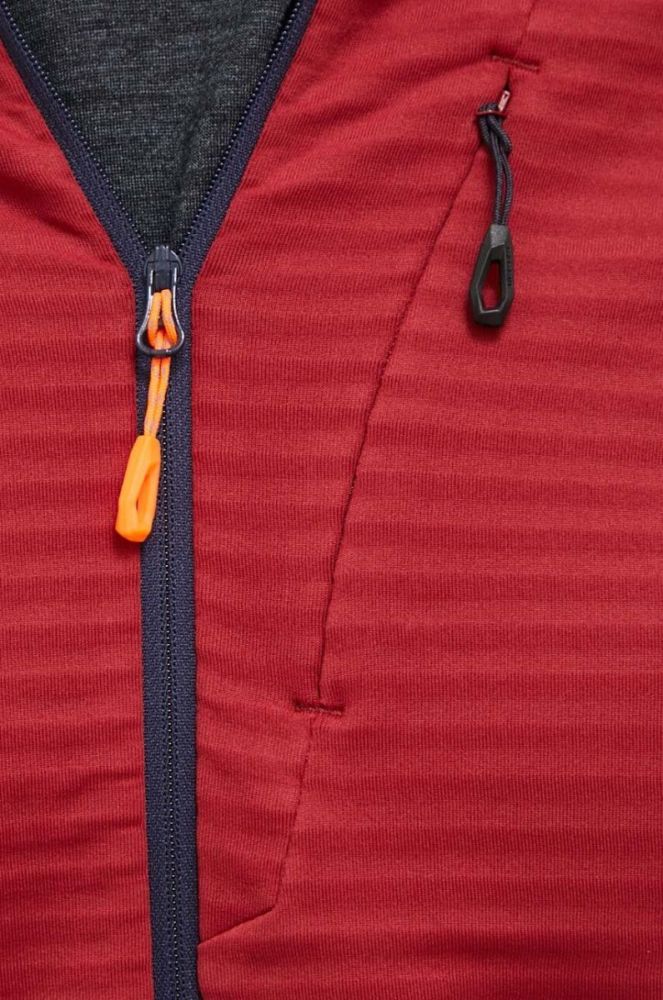 Спортивна кофта Mammut Taiss Light колір червоний однотонна фото 5