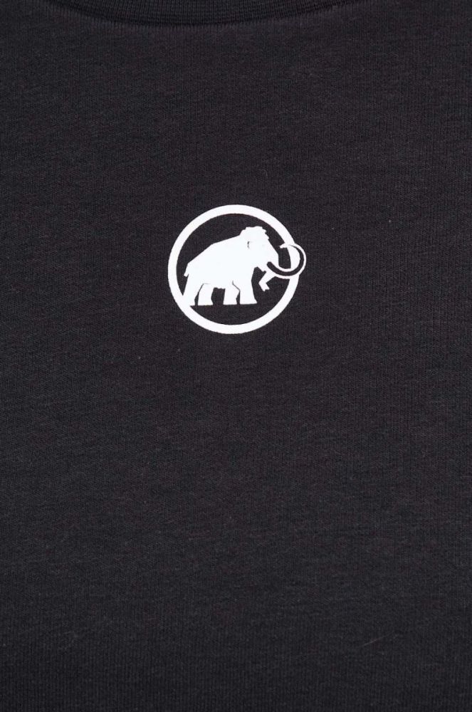 Кофта Mammut Core колір чорний з принтом фото 6