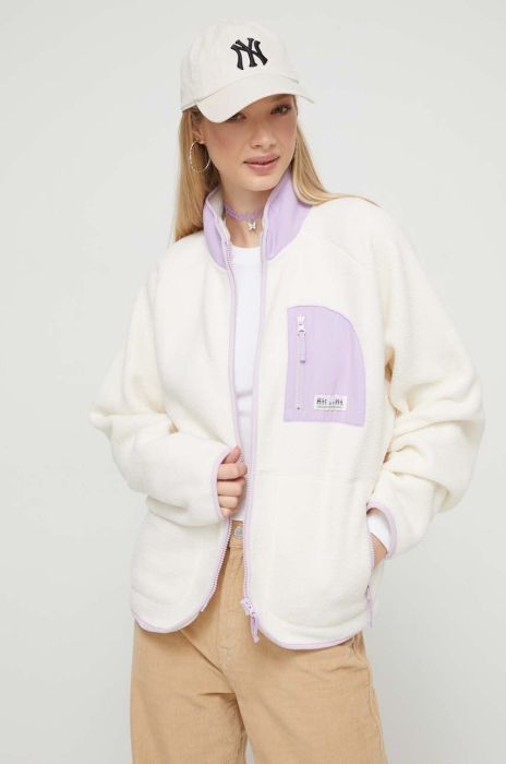 Кофта Rip Curl Shore Break жіноча колір бежевий з аплікацією