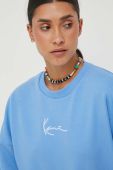 Кофта Karl Kani жіноча  однотонна колір блакитний