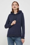 Кофта Gant жіноча колір синій з капюшоном однотонна (3559381)
