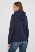 Кофта Gant жіноча колір синій з капюшоном однотонна (3559381)