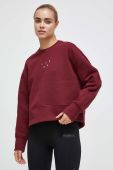 Кофта Casall жіноча колір бордовий з аплікацією
