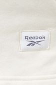 Кофта Reebok Classic жіноча колір бежевий з капюшоном однотонна