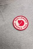 Бавовняна кофта Fjallraven 1960 Logo жіноча колір сірий меланж