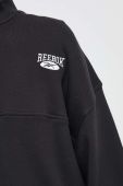Бавовняна кофта Reebok Classic жіноча колір чорний однотонна (3574253)