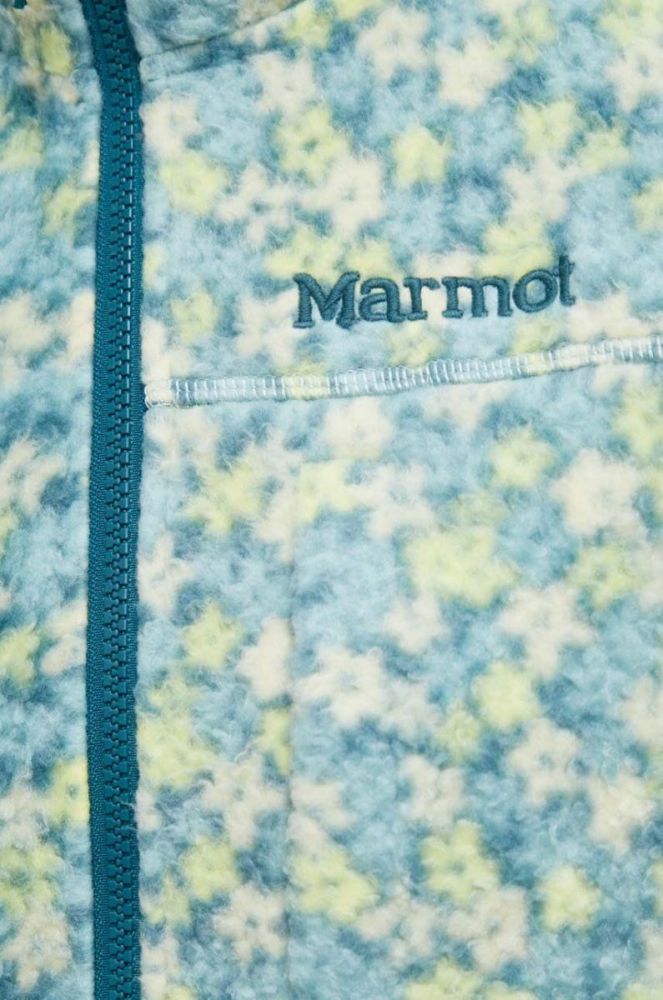Спортивна кофта Marmot Aros візерунок колір блакитний фото 5
