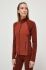 Спортивна кофта Smartwool Intraknit Active колір коричневий однотонна
