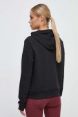 Кофта Reebok жіноча колір чорний з капюшоном однотонна (3574257)