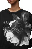 Кофта AllSaints WG015Z PRESILA PIPPA SWEAT жіноча колір чорний з принтом