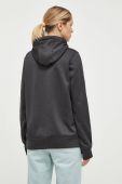 Кофта Burton жіноча колір сірий з капюшоном з принтом