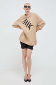 Бавовняна кофта MMC STUDIO колір бежевий з аплікацією (3624816)
