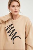 Бавовняна кофта MMC STUDIO колір бежевий з аплікацією (3624816)