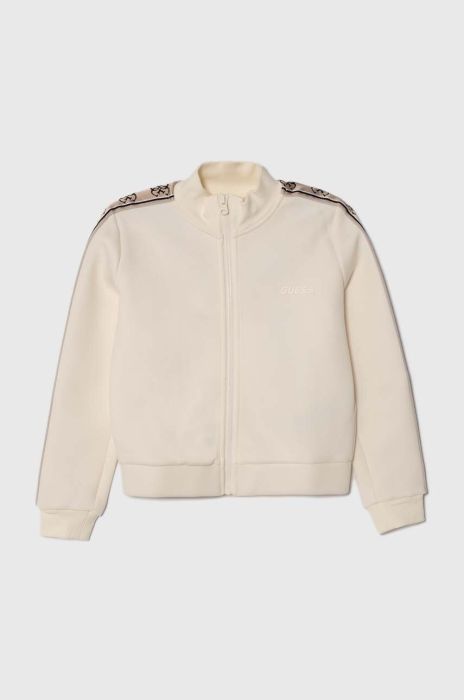 Дитяча кофта Guess колір бежевий з аплікацією (3400485) Дитяча кофта Guess колір бежевий з аплікацією (3400485)