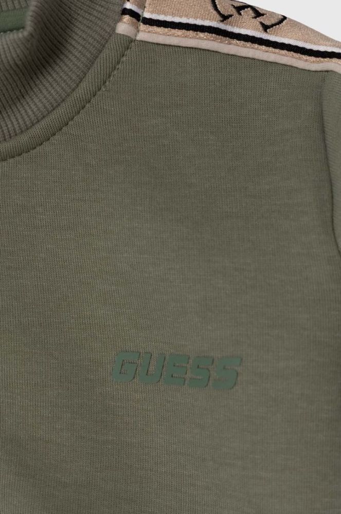 Дитяча кофта Guess колір зелений з аплікацією (3400492) фото 2