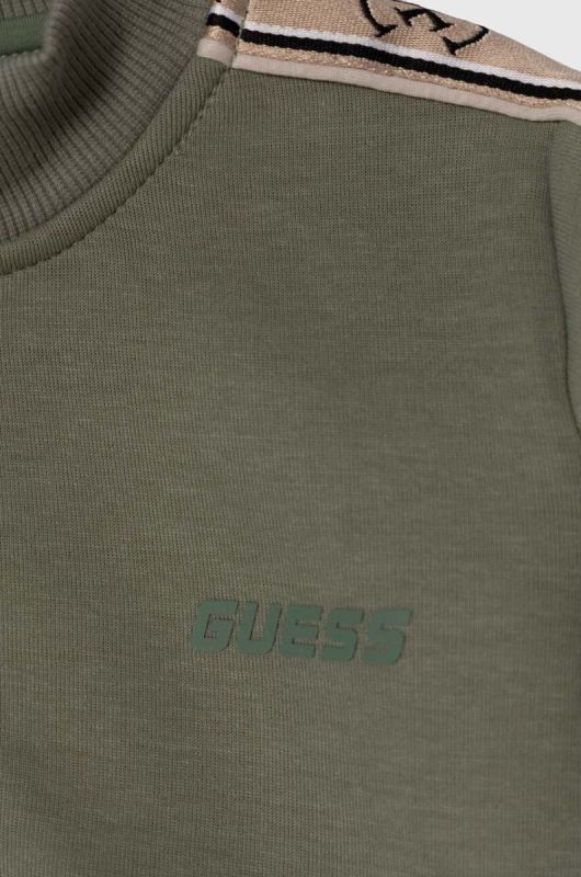 Дитяча кофта Guess колір зелений з аплікацією (3400492) фото 2