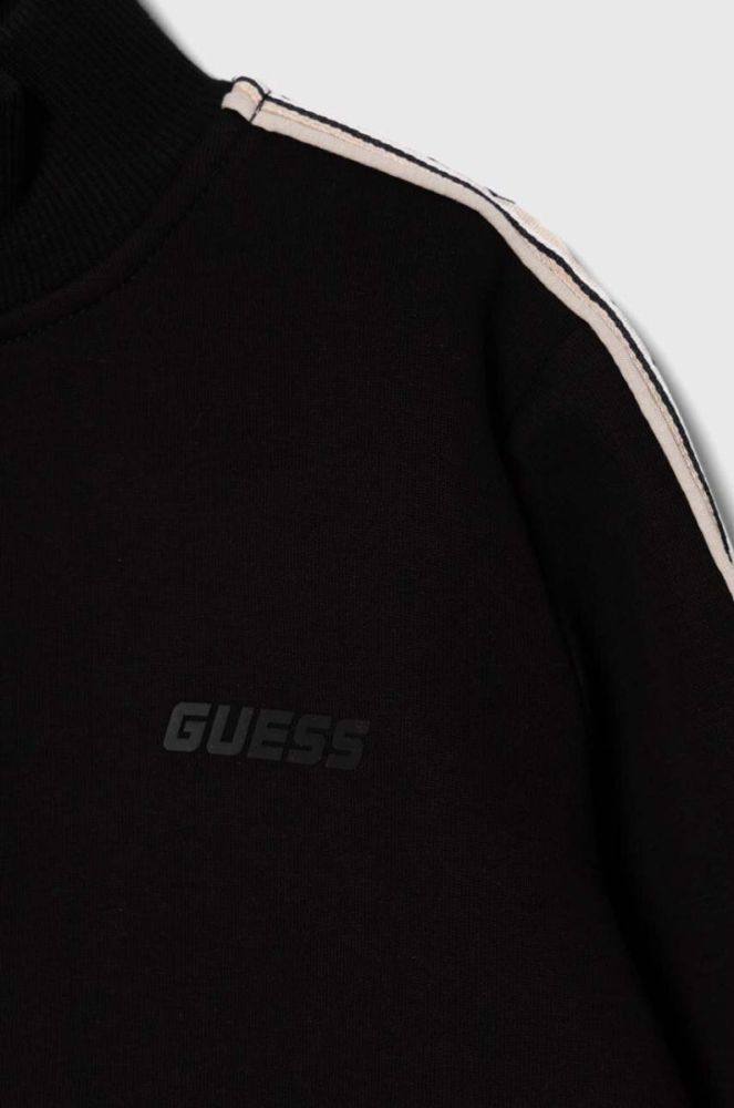 Дитяча кофта Guess колір чорний з аплікацією (3400500) фото 3