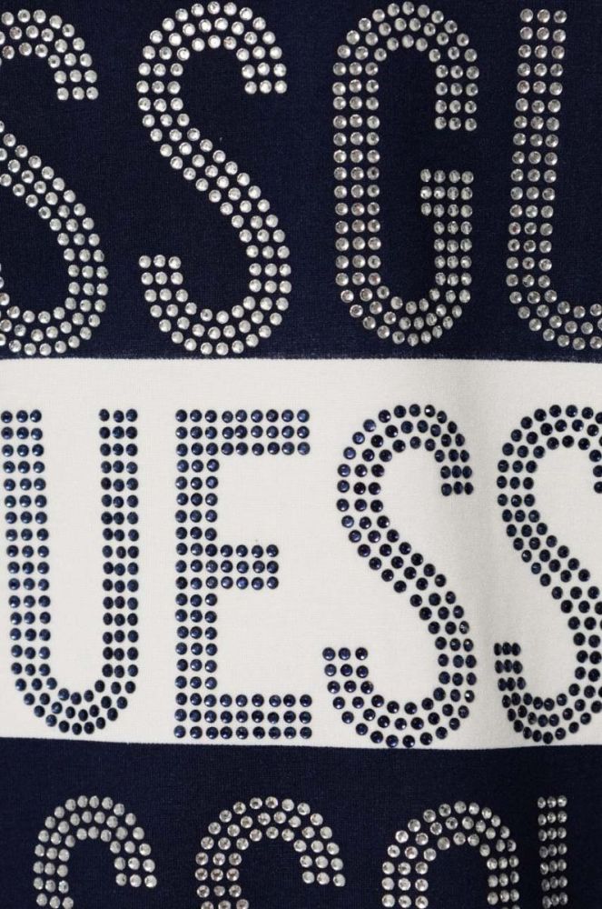Дитяча кофта Guess колір синій візерунок (3527299) фото 3