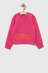 Дитяча кофта Guess колір рожевий з принтом (3327513)