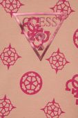 Дитяча бавовняна кофта Guess колір рожевий візерунок (3293706)
