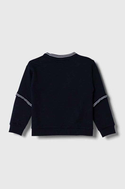 Дитяча бавовняна кофта Guess колір синій з аплікацією (3365741) фото 2