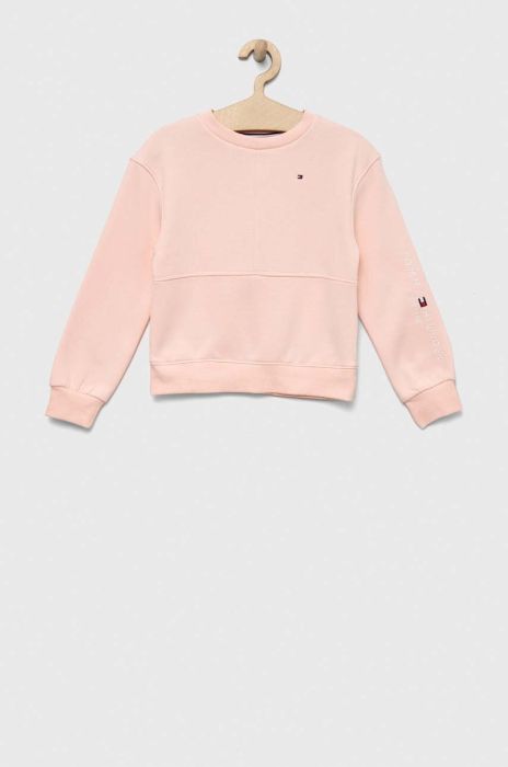 Дитяча кофта Tommy Hilfiger колір рожевий з аплікацією (3316098)