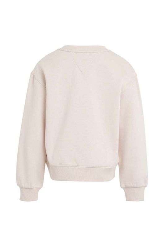 Дитяча кофта Tommy Hilfiger колір бежевий однотонна (3496080) фото 2