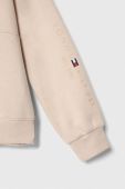 Дитяча кофта Tommy Hilfiger колір бежевий однотонна (3496087)