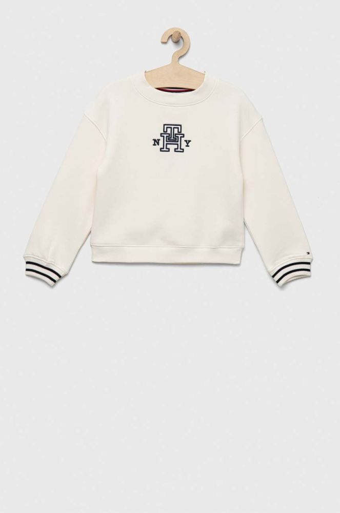 Дитяча кофта Tommy Hilfiger колір білий з аплікацією (3316214)