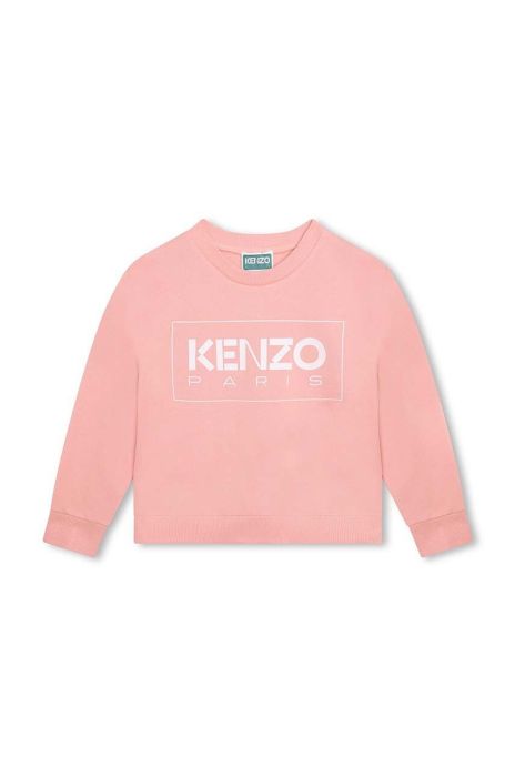 Дитяча кофта Kenzo Kids колір рожевий з принтом (3407227)