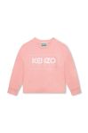 Дитяча кофта Kenzo Kids колір рожевий з принтом (3407234)