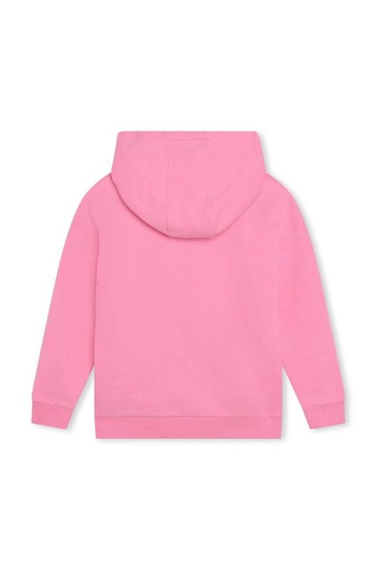 Дитяча кофта Marc Jacobs колір рожевий з капюшоном з аплікацією (3418479) фото 2