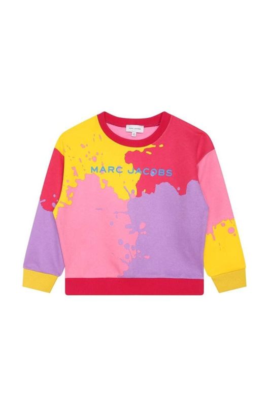 Дитяча кофта Marc Jacobs колір рожевий візерунок (3418487)