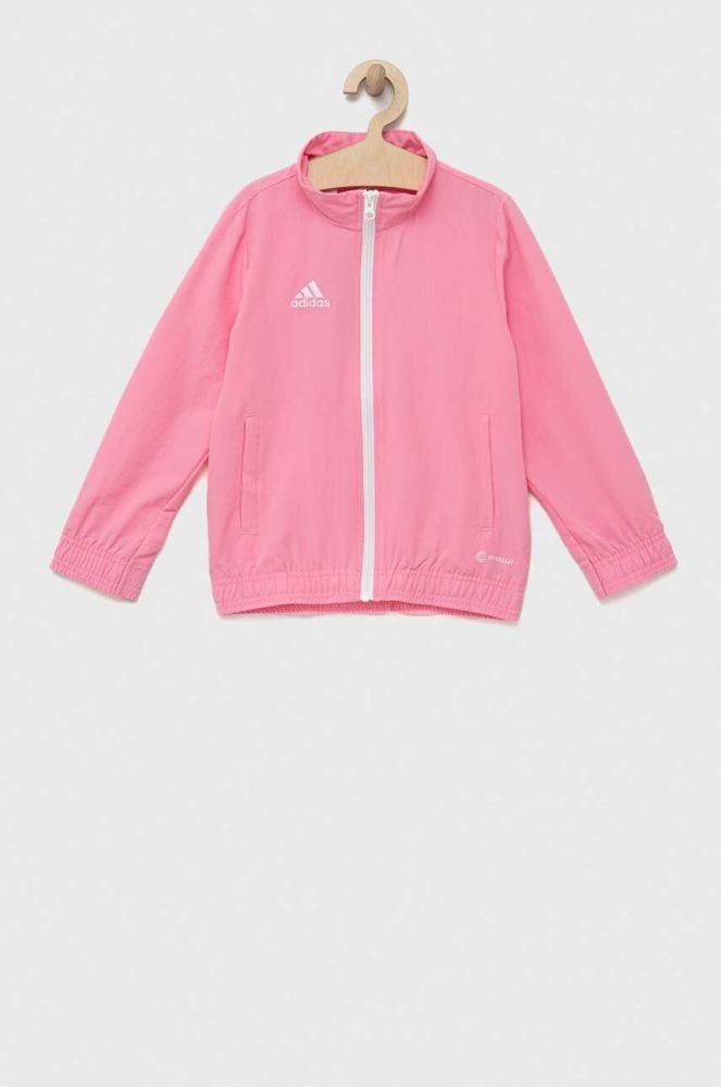 Дитяча куртка adidas Performance ENT22 PREJKTY колір рожевий