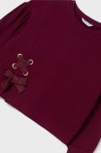 Дитяча кофта Mayoral колір бордовий однотонна (3413841)