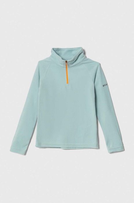 Дитяча кофта Columbia колір бірюзовий однотонна (3510042)