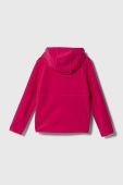 Дитяча кофта The North Face GLACIER F/Z HOODIE колір рожевий з капюшоном візерунок Дитяча кофта The North Face GLACIER F/Z HOODIE колір рожевий з капюшоном візерунок