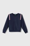 Дитяча кофта United Colors of Benetton колір синій з аплікацією (3388109)