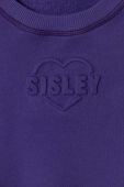 Дитяча кофта Sisley колір фіолетовий однотонна (3407261)