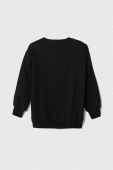 Дитяча кофта Sisley колір чорний однотонна (3407247)
