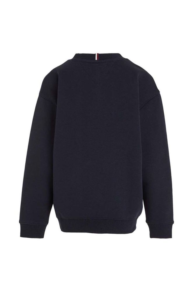 Дитяча кофта Tommy Hilfiger колір синій меланж фото 2