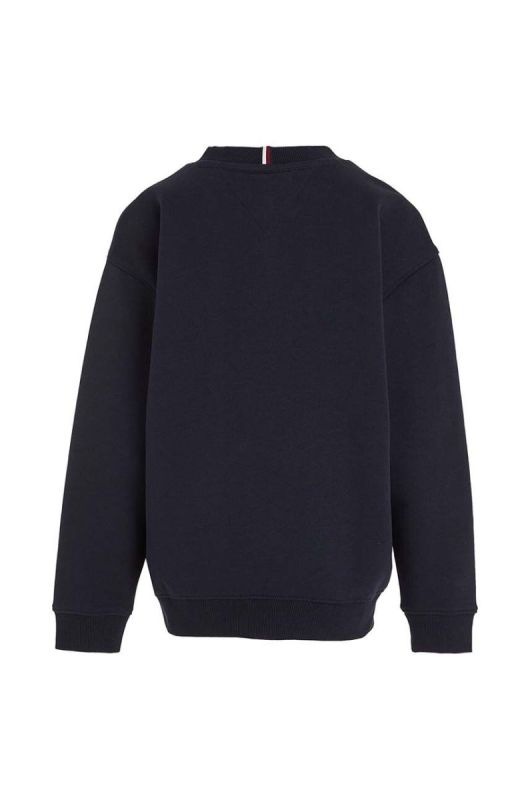 Дитяча кофта Tommy Hilfiger колір синій меланж фото 2